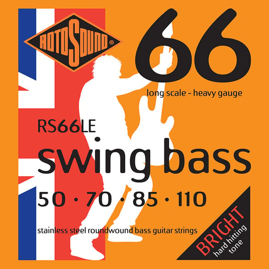 Rotosound RS66LE Swing Bass 66, Long Scale, Heavy, 50-110