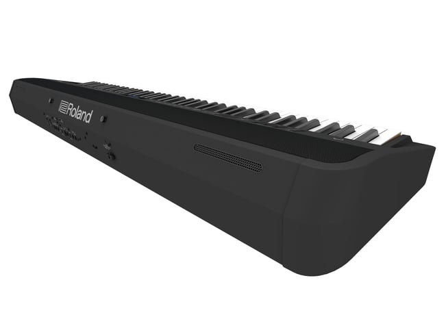Roland FP-90X Digital Piano Black Rear Angle