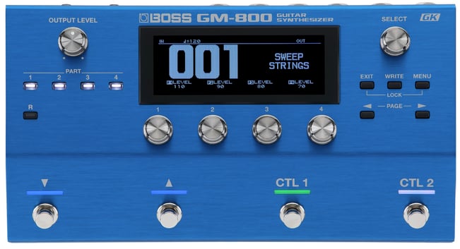 Boss GM-800 Guitar Synth Pedal Front