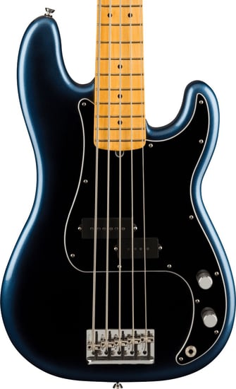 Fender American Professional II Precision Bass V, Maple Fingerboard, Dark Night