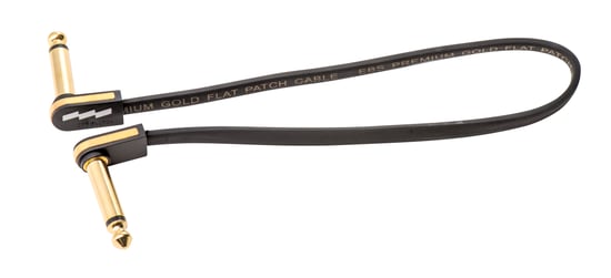 EBS PG28 Premium Gold Flat Patch Cable, 28cm 