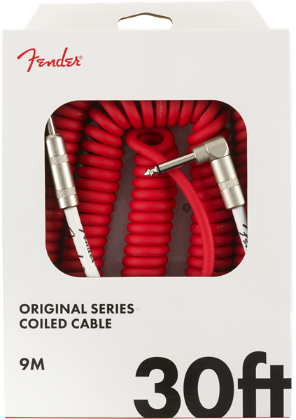 Fender Original Coiled Cable Fiesta Red