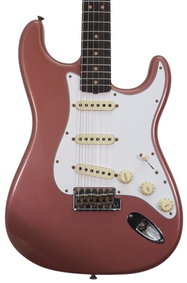 Fender Custom Shop 1963 Stratocaster Journeyman Relic, Aged Burgundy Mist Metallic