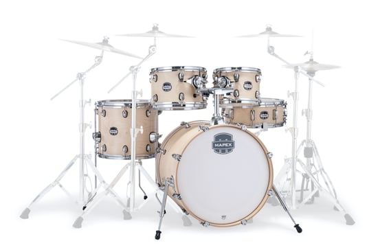 Mapex MM504SF Mars Maple 4-Piece Fusion Shell Pack, Natural Satin