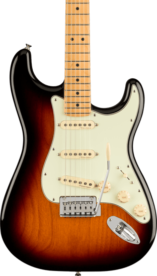 Fender Player Plus Stratocaster, Maple Neck, 3-Colour Sunburst