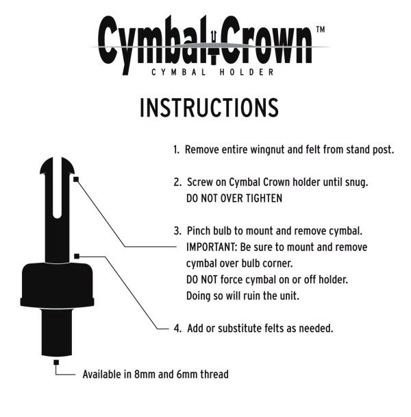 Cymbal Crown, 6mm