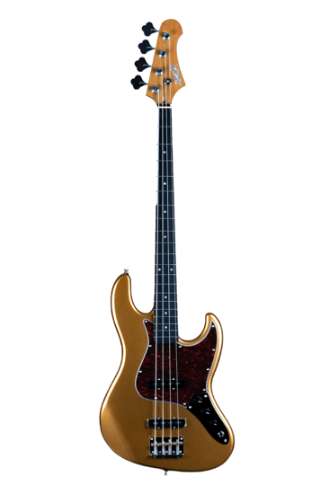 JET Guitars JJB-300 Bass, Gold