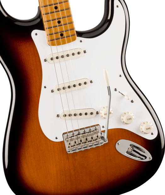 Fender Vintera II 50s Strat Sunburst Tilt 2