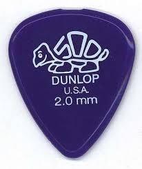 Dunlop 41P Delrin 500 Standard Picks, 2mm, 12 Pack
