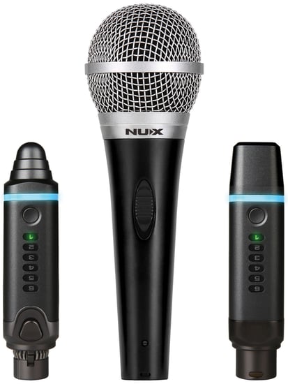 NU-X B-3 Plus Mic Bundle Wireless Microphone System, 2.4GHz