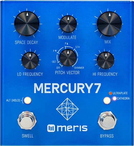 Meris Mercury 7 Reverb Pedal Front