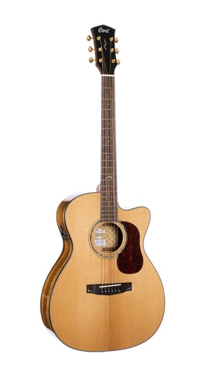 Cort Gold OC6 OM Electro Acoustic with Case, Natural
