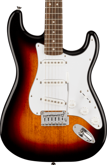 Squier Affinity Series Stratocaster, Laurel Fingerboard, 3-Colour Sunburst