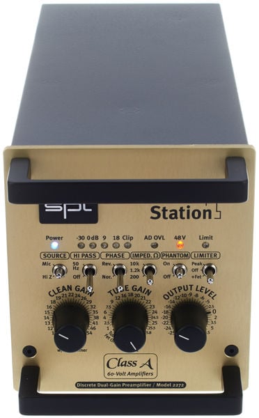 SPL Gain Station 1, front over head view