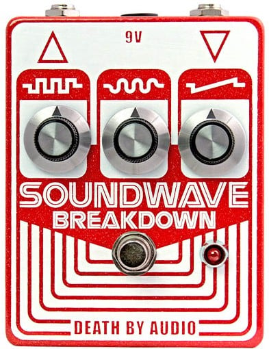 Death by Audio Soundwave Breakdown Psycho Reverse Fuzz Pedal