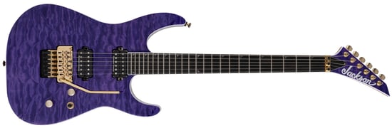 Jackson Pro Series Soloist SL2Q MAH, Transparent Purple