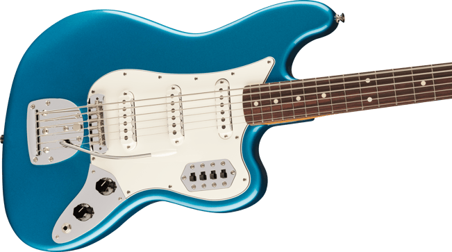 Fender Vintera II 60s Bass VI Blue Tilt 1