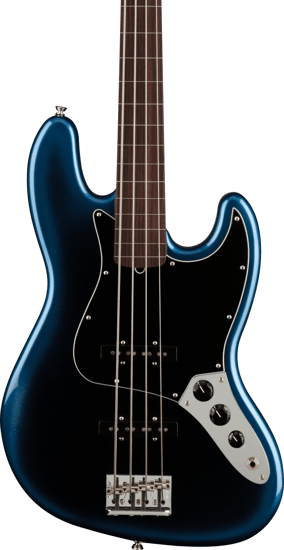 Fender American Professional II Jazz Bass, Fretless, Rosewood Fingerboard, Dark Night