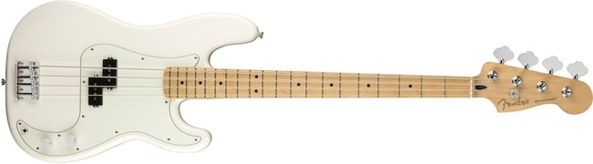 Player Precision Bass Polar White Maple 