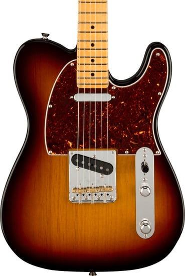Fender American Professional II Telecaster, Maple Fingerboard, 3 Tone Sunburst