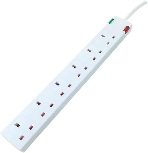 Eagle 6 Gang Surge Protected Extension Lead