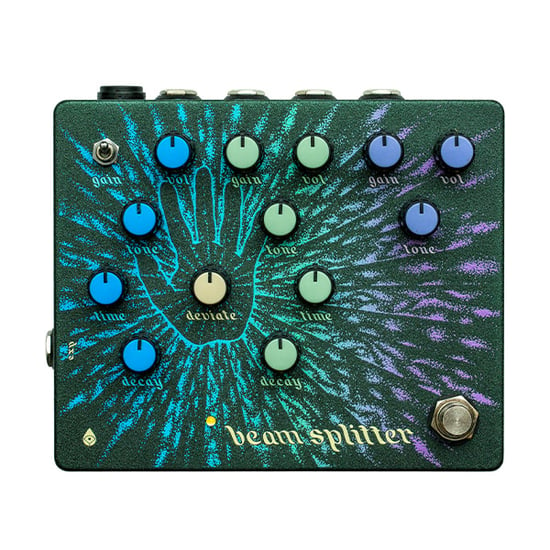 Old Blood Noise Beam Splitter Automatic Triple Tracker Distortion Pedal