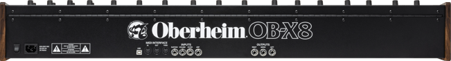 Oberheim OB-X8 Analogue Synthesizer Rear