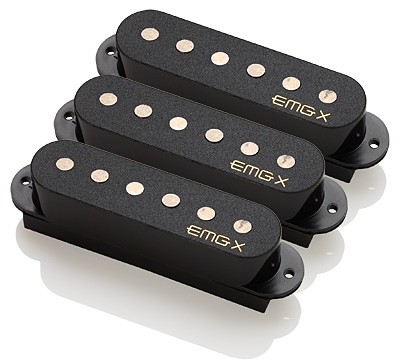 EMG SAVX-SET Active Single Coil Set, Black
