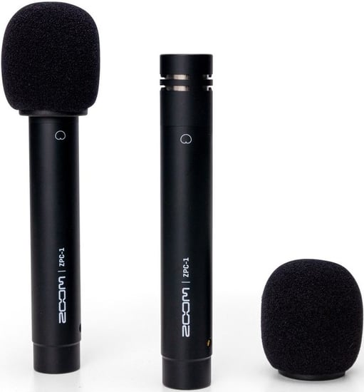 Zoom ZPC-1 Pencil Condenser Microphone, Matched Pair