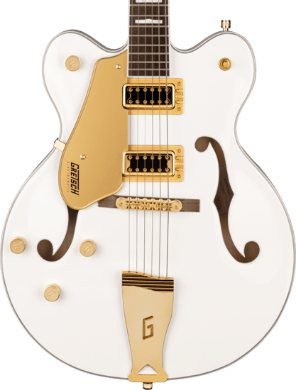 Gretsch G5422GLH Electromatic Classic Hollow Body, Gold Hardware, Snow Crest White, Left Handed