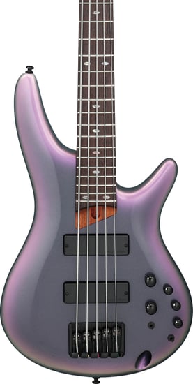 Ibanez SR505E-BAB 5-String Bass, Black Aurora Burst
