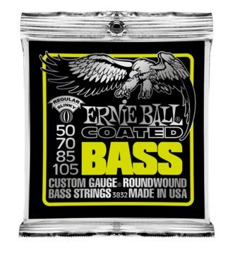 Ernie Ball 3832 Coated Regular Slinky Bass, 50-105