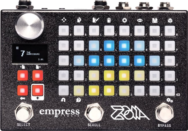 Empress Effects Zoia Pedal Top Down