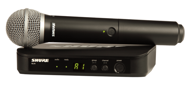 Shure BLX24UK/PG58 Handheld Wireless Vocal Mic
