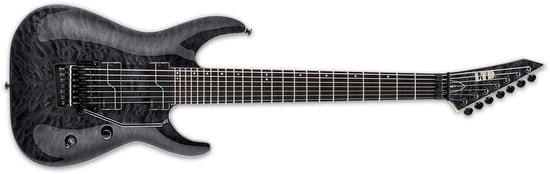 ESP LTD BUZ-7 Buzz McGrath 7 String with Case, See-Thru Black