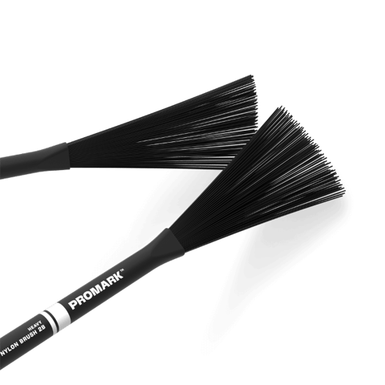 ProMark Heavy Nylon Brushes 2B, Black