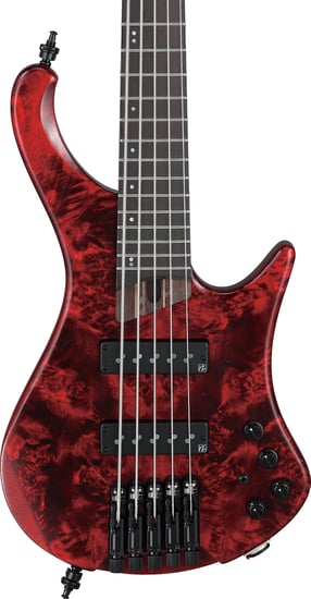 Ibanez EHB1505-SWL 5 String Bass, Stained Wine Red Low Gloss