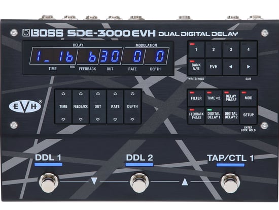 Boss SDE-3000EVH Eddie Van Halen Dual Digital Delay Pedal