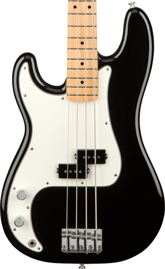 Fender Player Precision Bass ﻿Left Hand Black Maple Neck