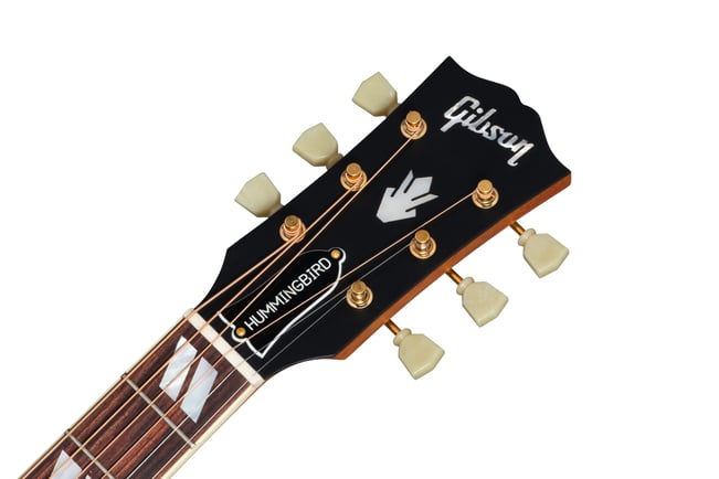 Gibson Hummingbird Faded, Natural Headstock