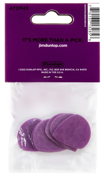 Dunlop Tortex Jazz III Picks, 1.14mm, 6 Pack