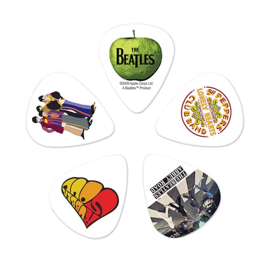 D'Addario Beatles Guitar Picks, Medium, 10 Pack