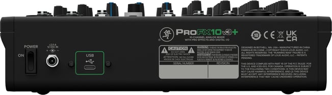 Mackie ProFX10v3+ Mixer with FX 5