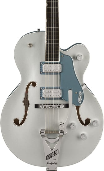 Gretsch G6118T-140 Limited 140th Anniversary Hollow Body, Two-Tone Pure Platinum/Stone Platinum