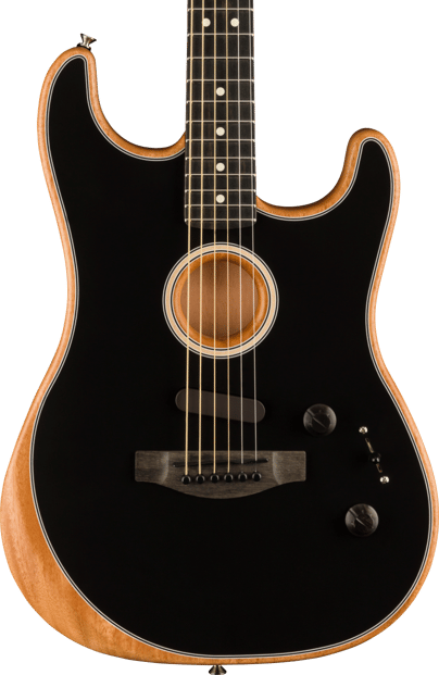 Fender Acoustasonic Stratocaster Black 1