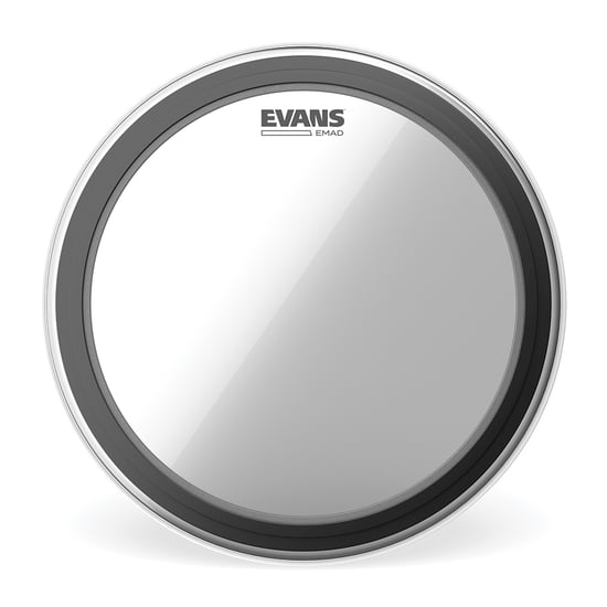 Evans EMAD Clear Bass Drum Head 24in, BD24EMAD