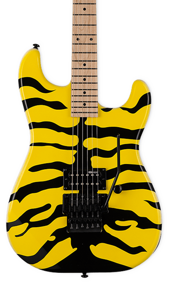 ESP LTD GL-200MT George Lynch, Yellow-Tiger Graphic