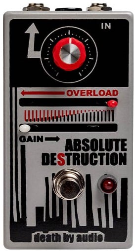 Death by Audio Absolute Destruction Extreme Fuzz/Octave Pedal