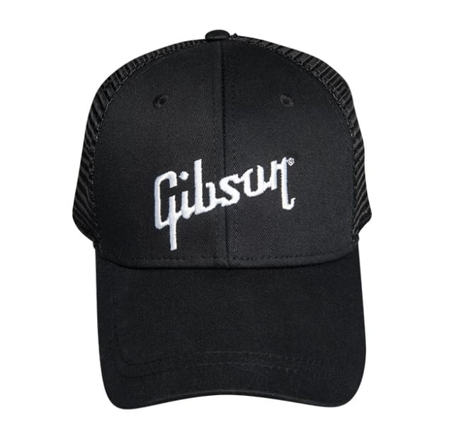 Gibson Gear Black Trucker Snapback