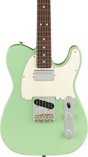 Fender American Performer Telecaster SH, Rosewood, Satin Surf Green